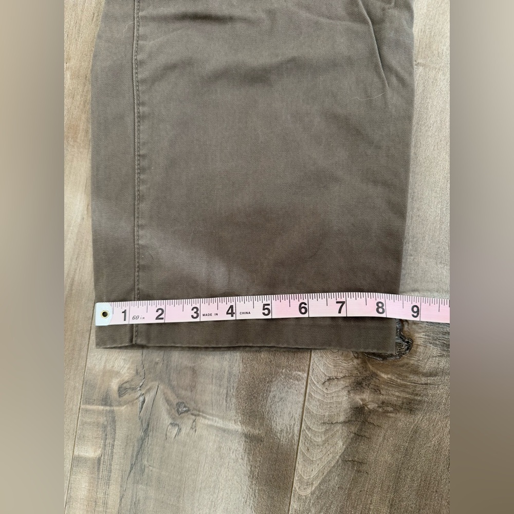 Lot of 2 Eddie Bauer Legend Wash Pant Chino Women 8 Straight Leg Crop Gray Brown - Picture 7 of 9
